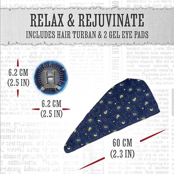 NEW Wizarding World Harry Potter Beauty Relax 3Pc Set - Picture 4 of 8